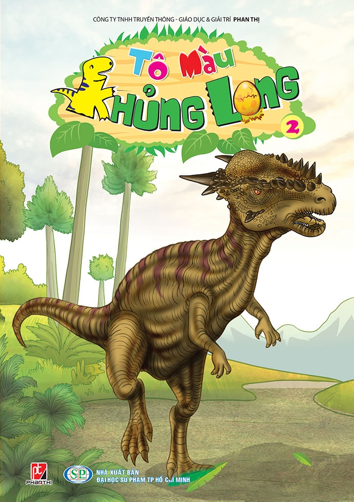 bộ tô màu khủng long 2 - Ảnh 2