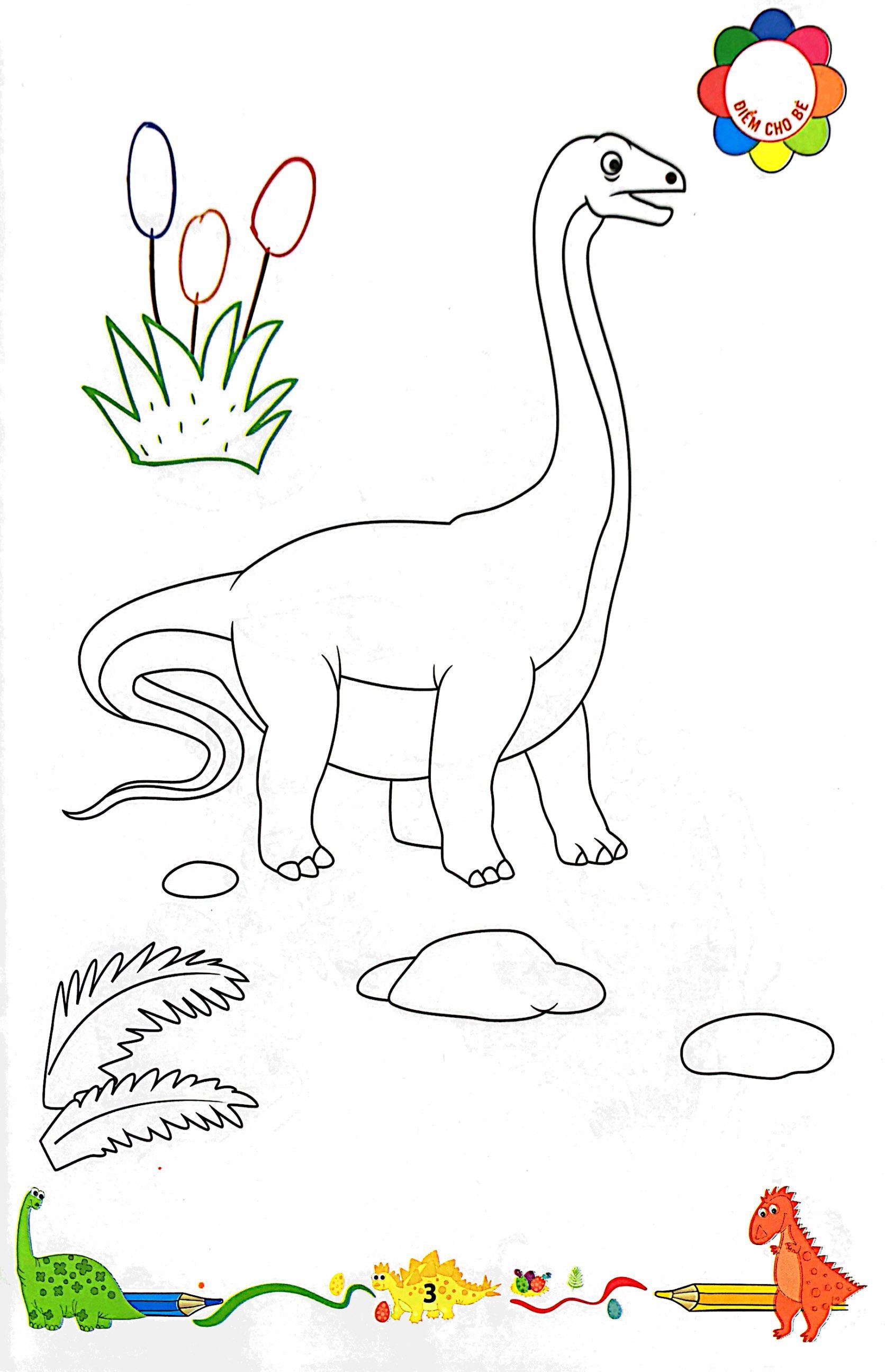 bộ tô màu khủng long - tập 1 (2022) - Ảnh 4