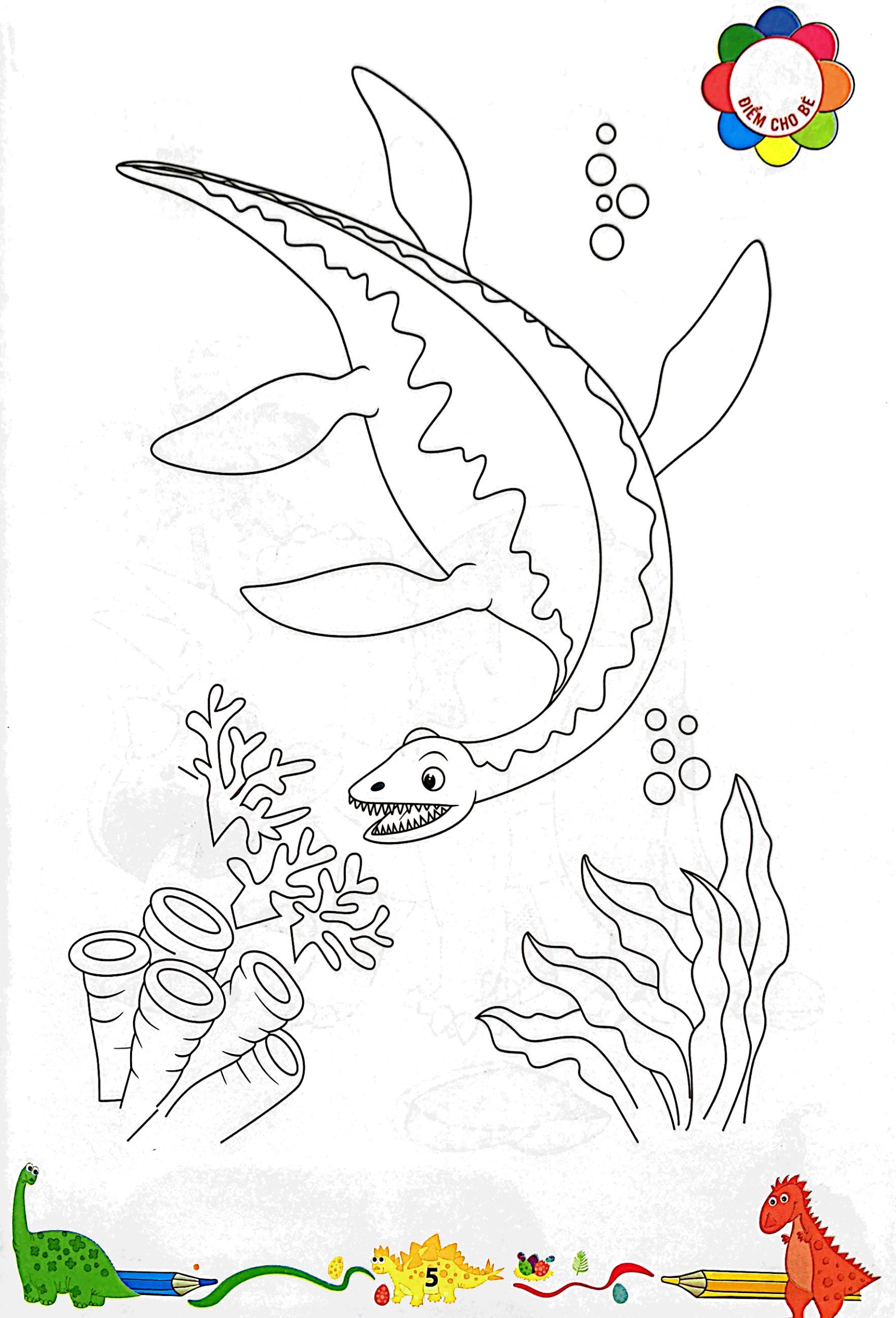 bộ tô màu khủng long - tập 1 (2022) - Ảnh 6