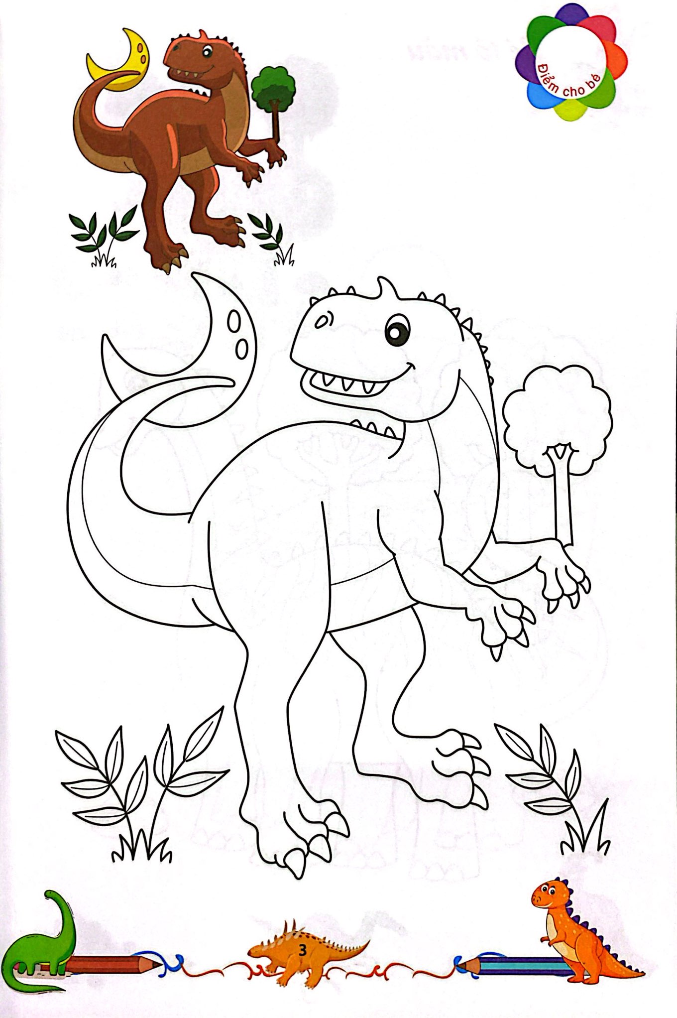 Bộ Tô Màu Khủng Long (Tập 1) - Ảnh 4
