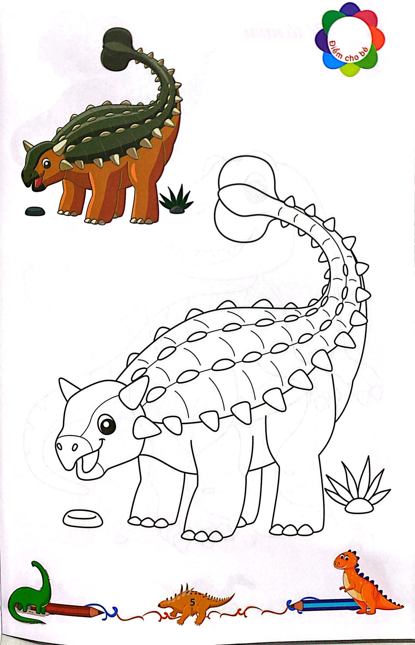 Bộ Tô Màu Khủng Long (Tập 1) - Ảnh 6