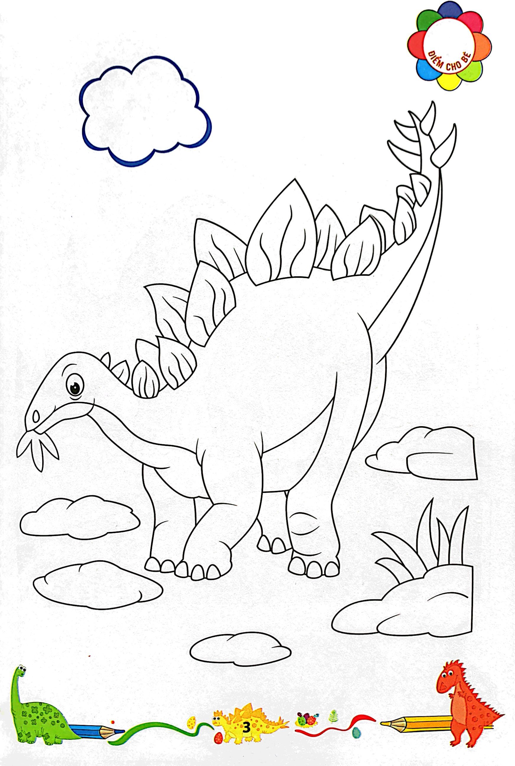 bộ tô màu khủng long - tập 2 (2022) - Ảnh 4