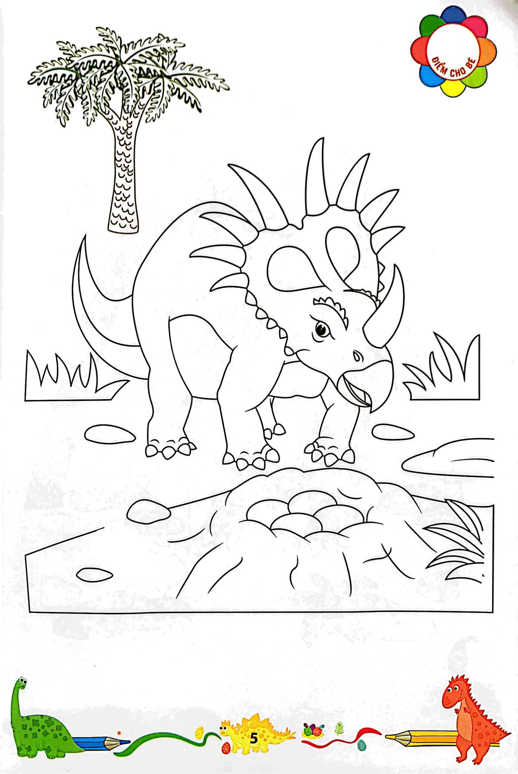 bộ tô màu khủng long - tập 2 (2022) - Ảnh 6