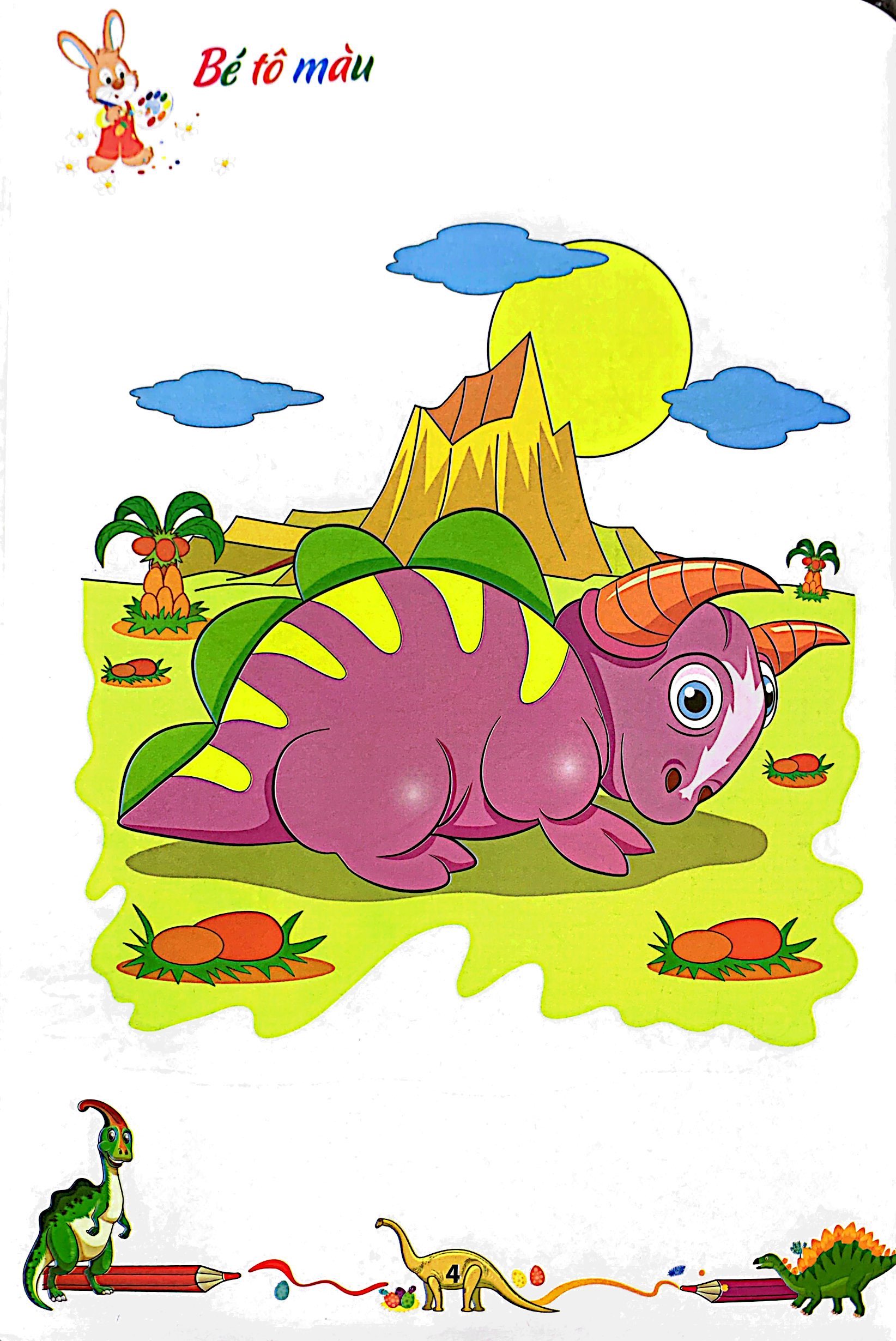bộ tô màu khủng long - tập 3 (2022) - Ảnh 5