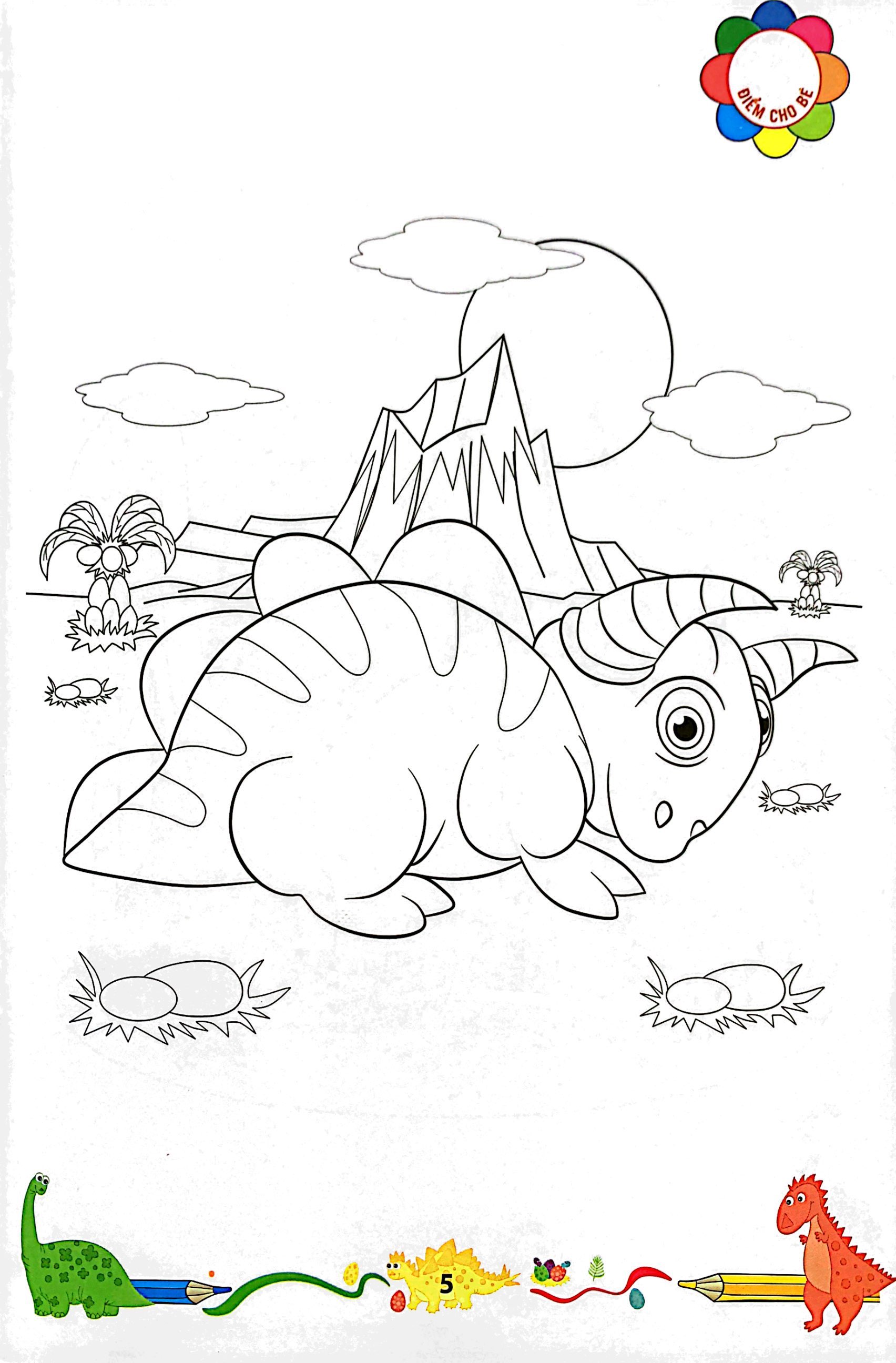 bộ tô màu khủng long - tập 3 (2022) - Ảnh 6