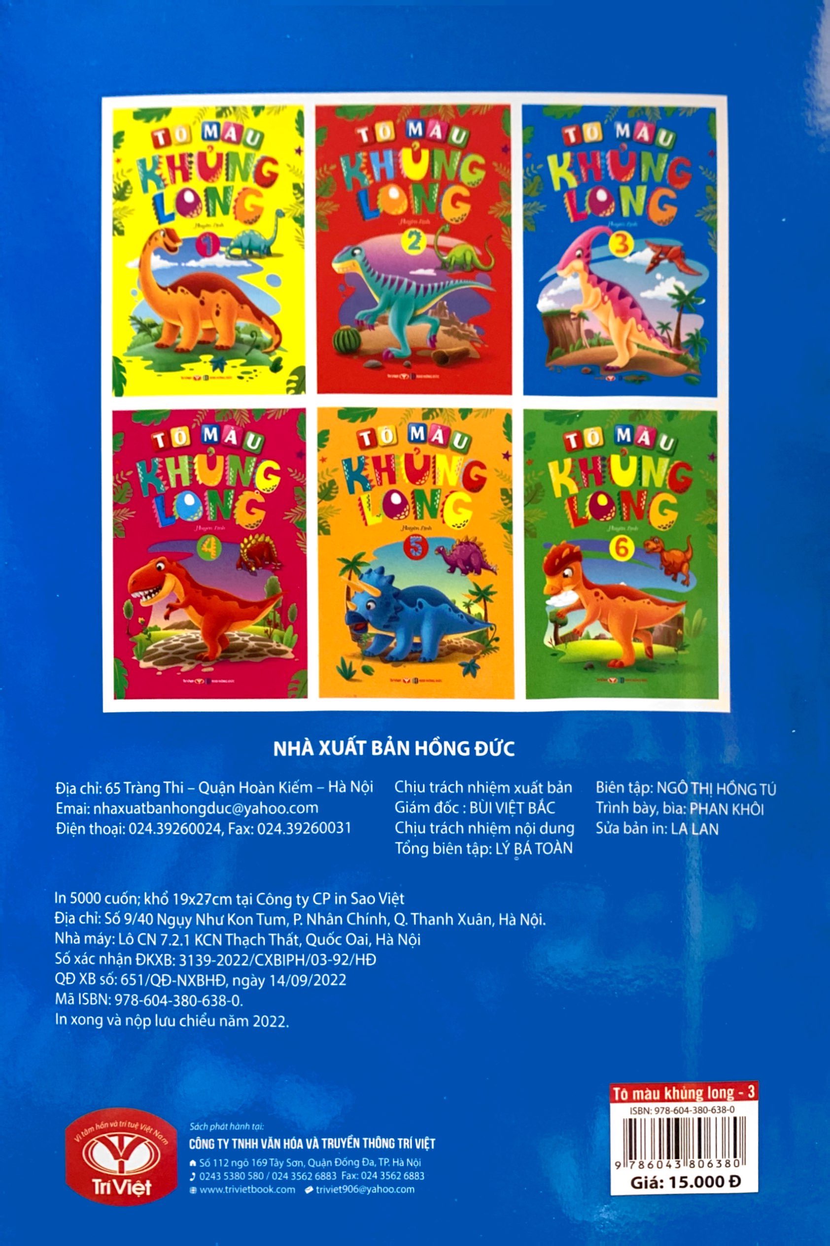 bộ tô màu khủng long - tập 3 (2022) - Ảnh 7