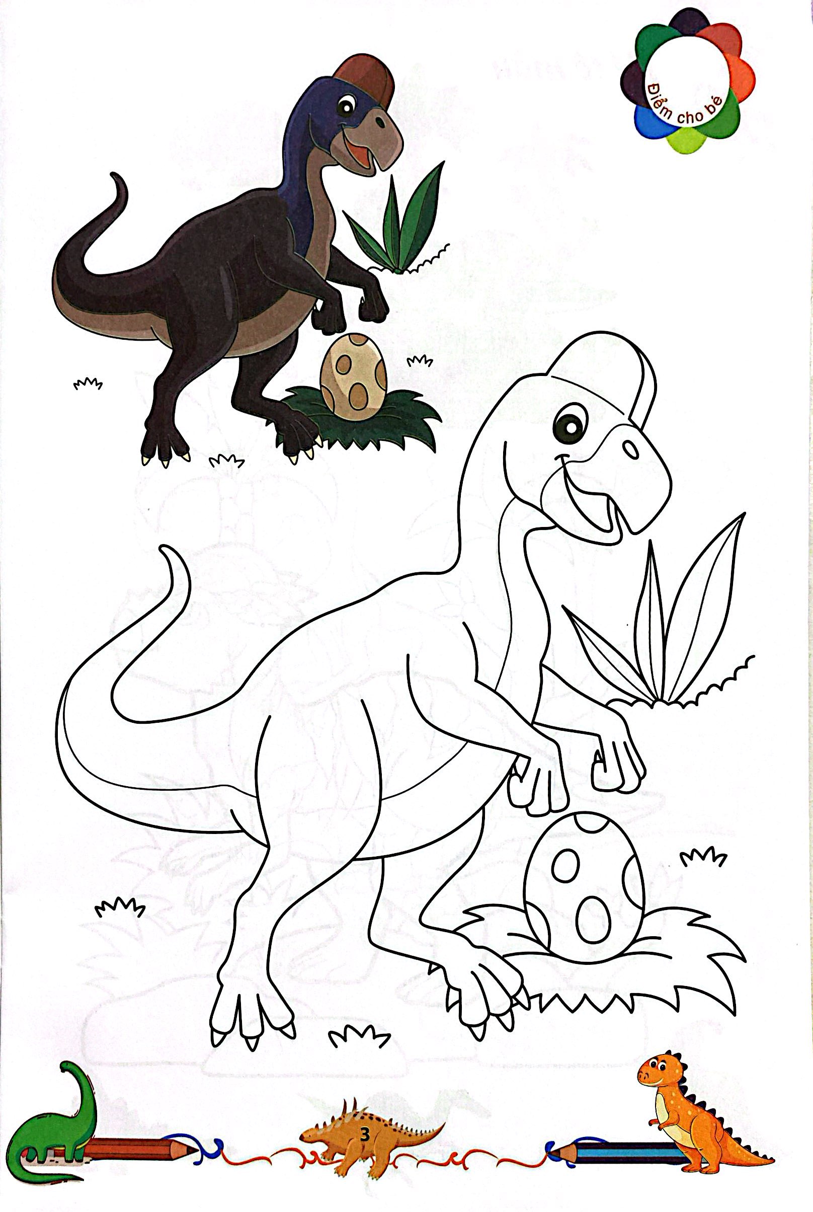 Bộ Tô Màu Khủng Long - Tập 3 - Ảnh 4