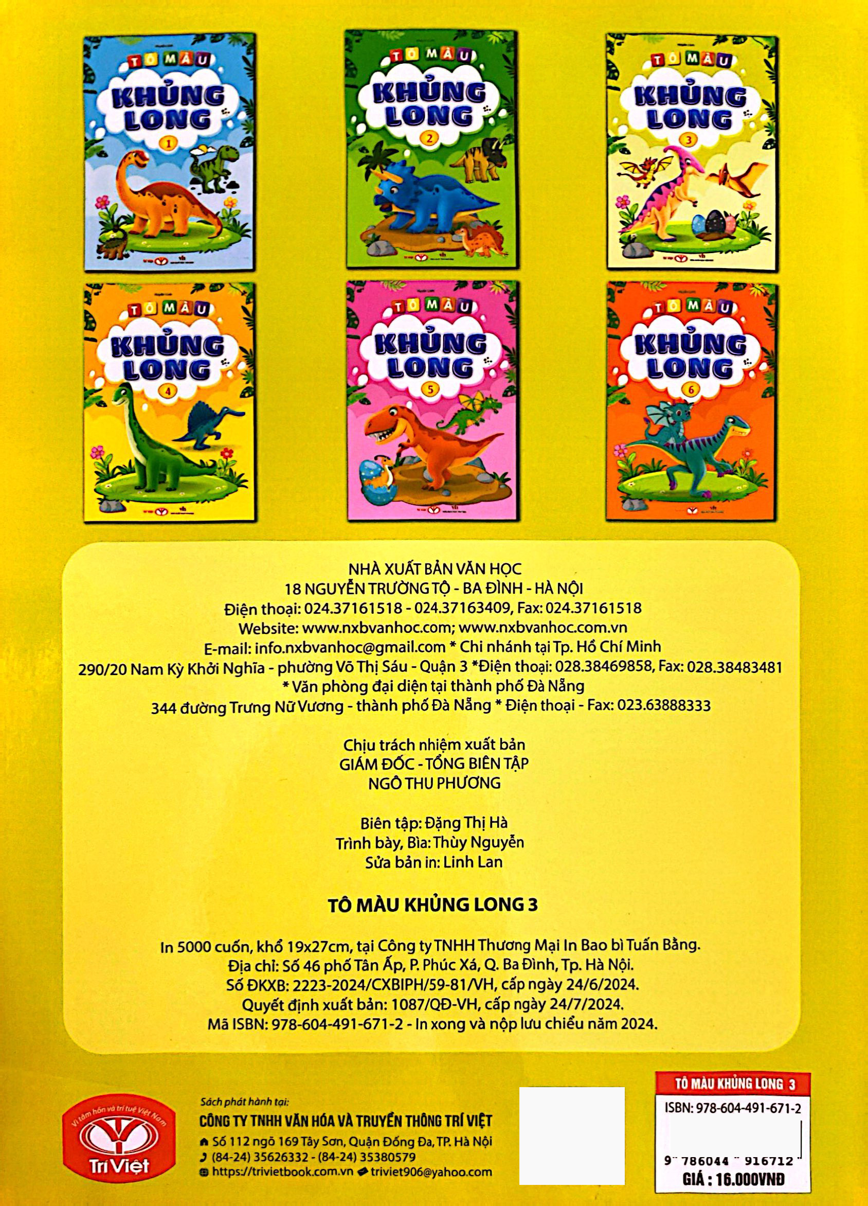 Bộ Tô Màu Khủng Long - Tập 3 - Ảnh 6