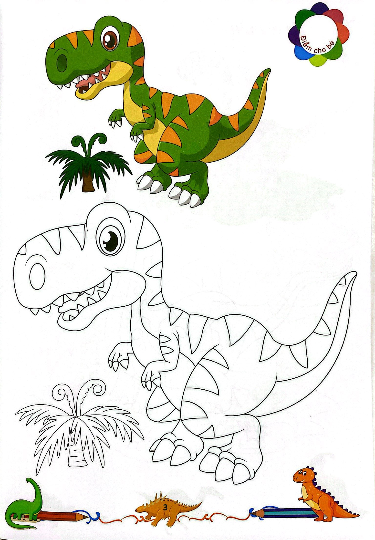 Bộ Tô Màu Khủng Long - Tập 4 - Ảnh 4