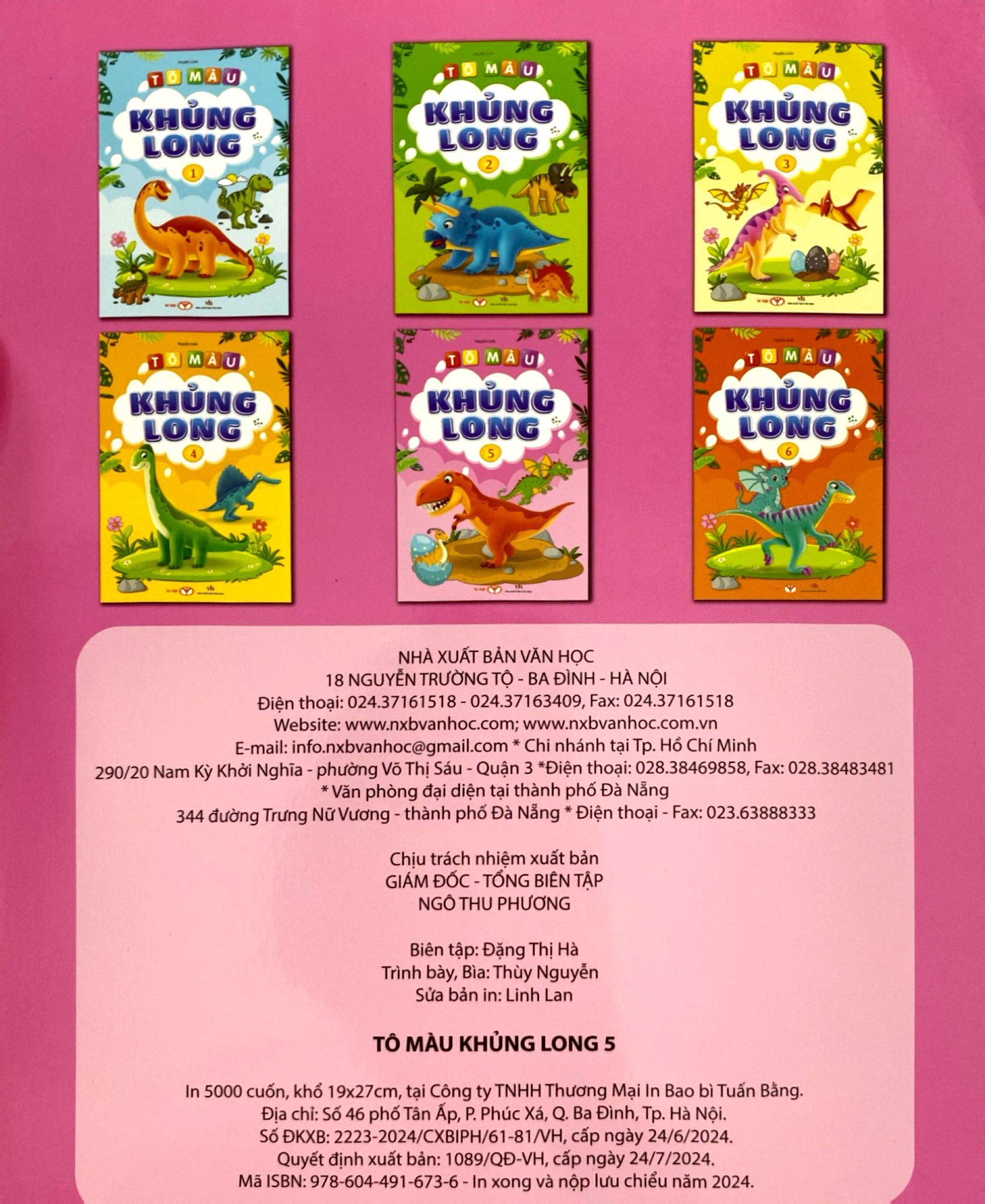 Bộ Tô Màu Khủng Long - Tập 5 - Ảnh 6