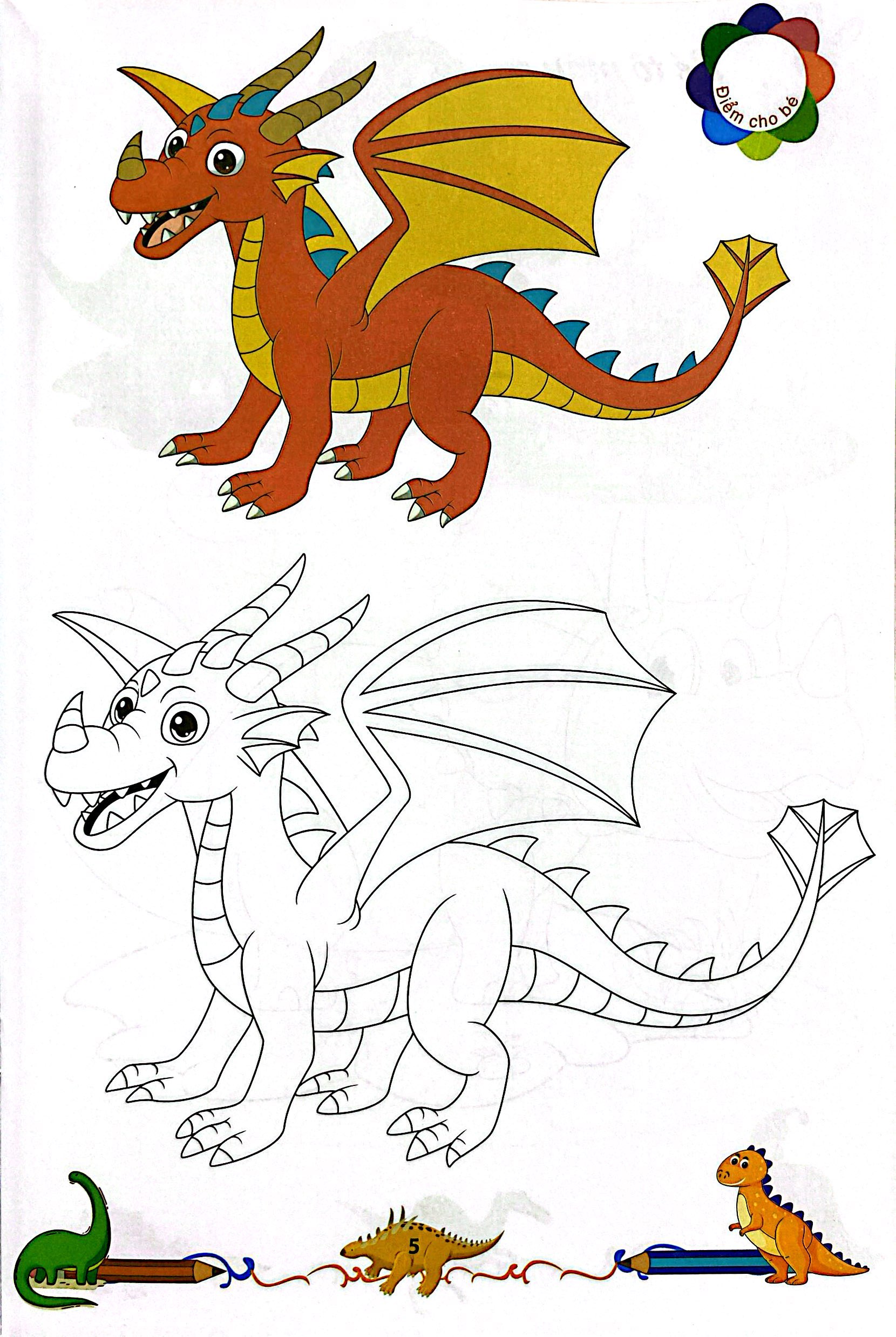 Bộ Tô Màu Khủng Long - Tập 6 - Ảnh 6