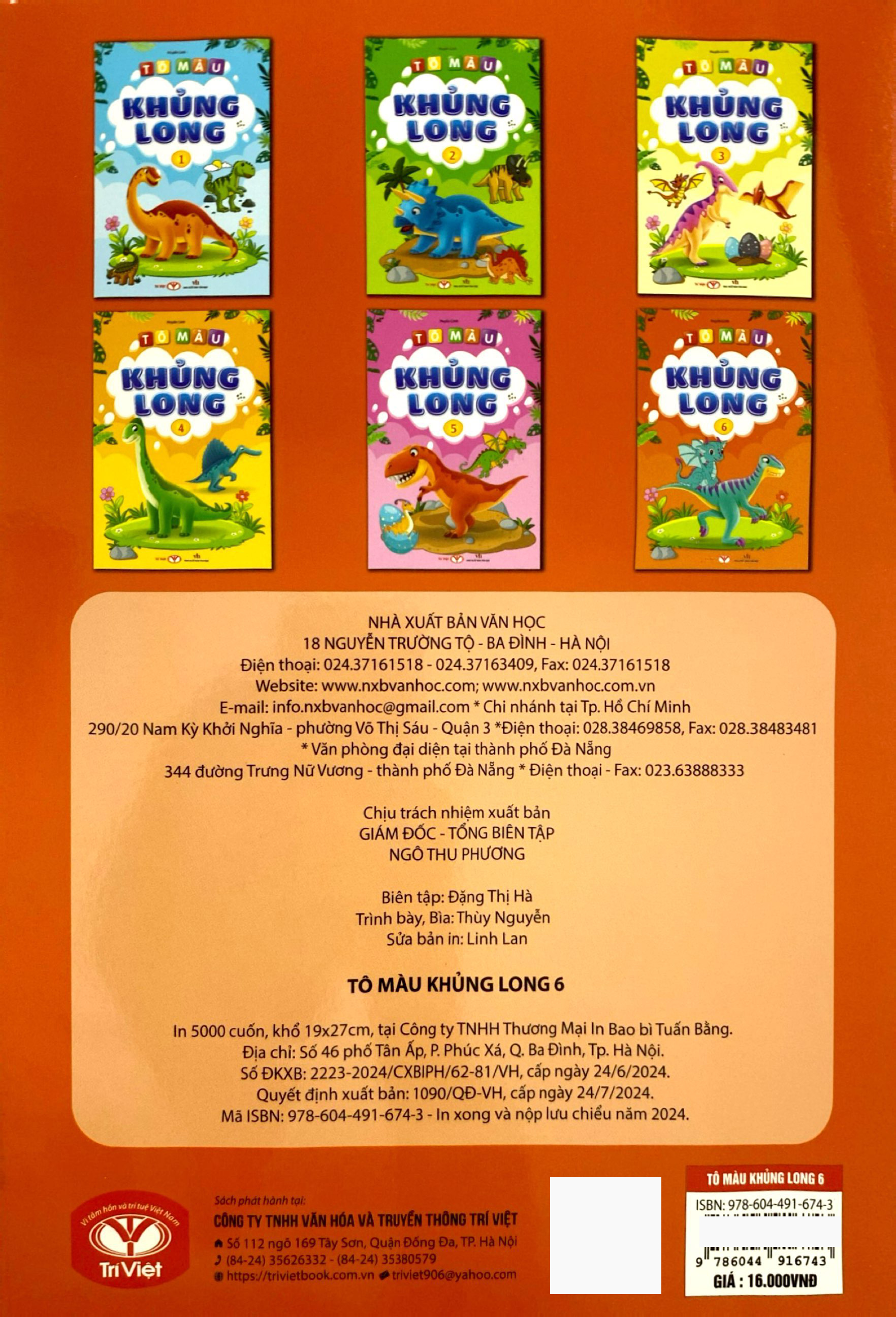 Bộ Tô Màu Khủng Long - Tập 6 - Ảnh 7