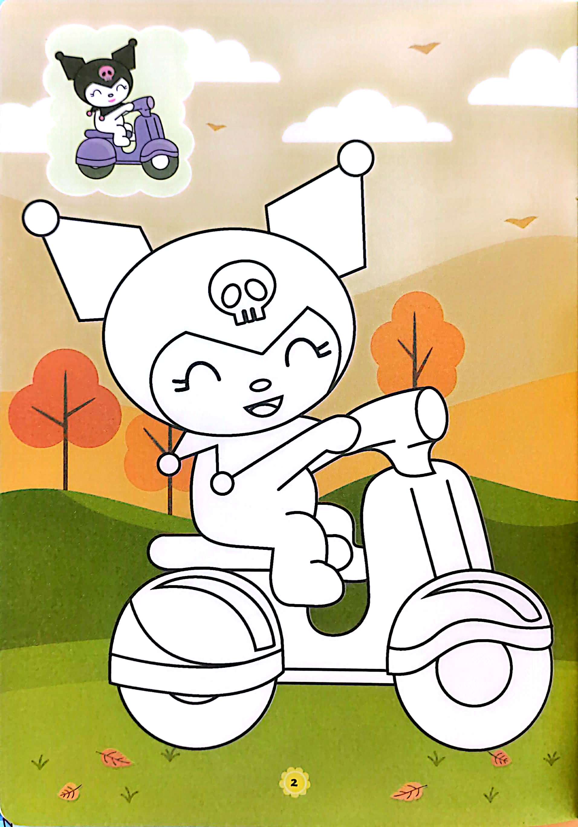 Bộ Tô Màu Kuromi Và Những Người Bạn 1 - Ảnh 4