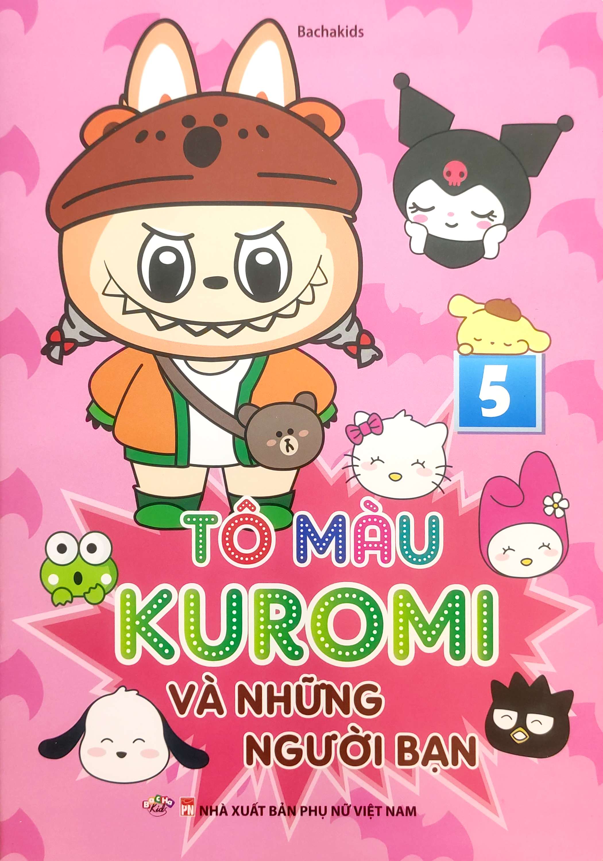 Bộ Tô Màu Kuromi Và Những Người Bạn 5 - Ảnh 2