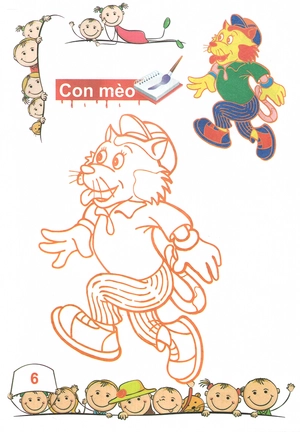 bộ tô màu mẫu giáo - các loại thú - tập 2 - Ảnh 7