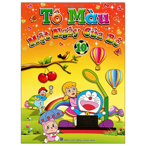 Bộ Tô Màu - Một Ngày Của Bé - Tập 10 (Tái Bản)