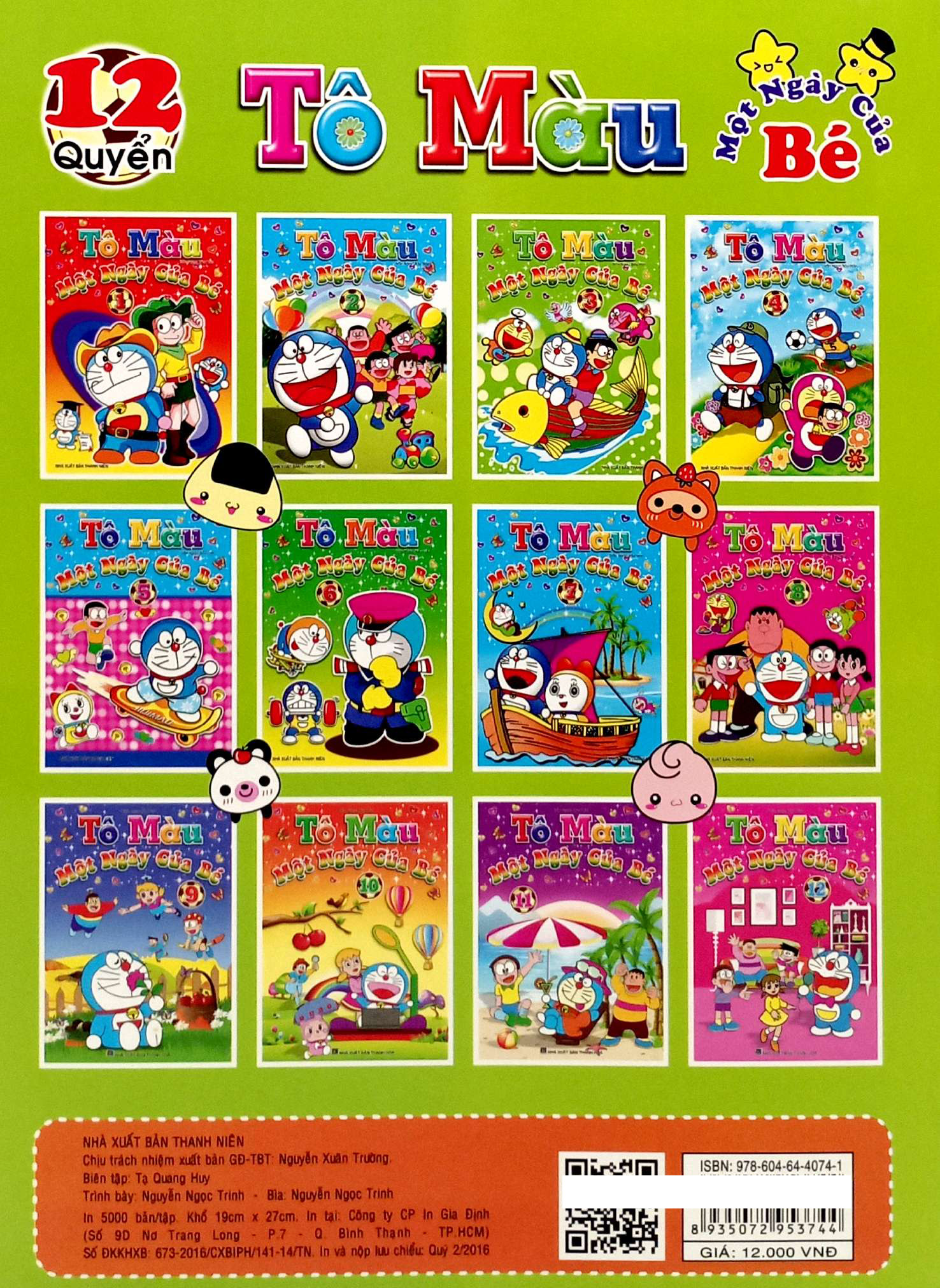 Bộ Tô Màu - Một Ngày Của Bé - Tập 4 (Tái Bản) - Ảnh 6