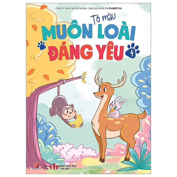 Bộ Tô Màu - Muôn Loài Đáng Yêu - Tập 4