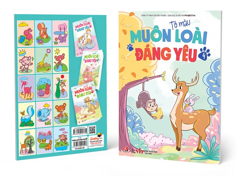 Bộ Tô Màu - Muôn Loài Đáng Yêu - Tập 4 - Ảnh 2