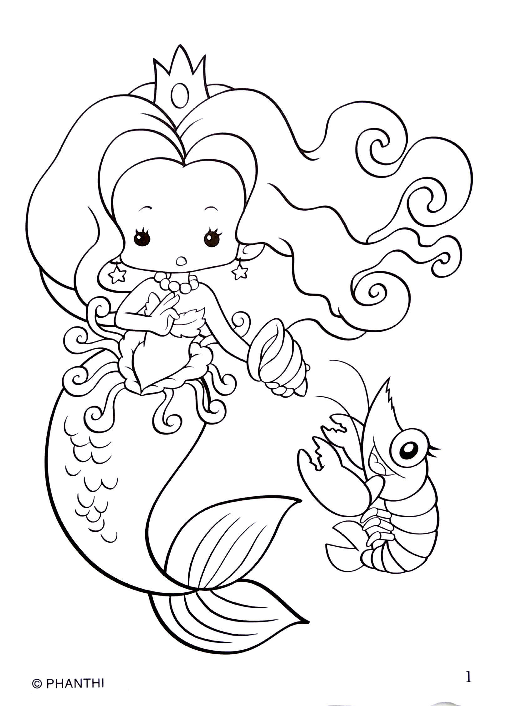 bộ tô màu nàng tiên cá - tập 1 - Ảnh 3