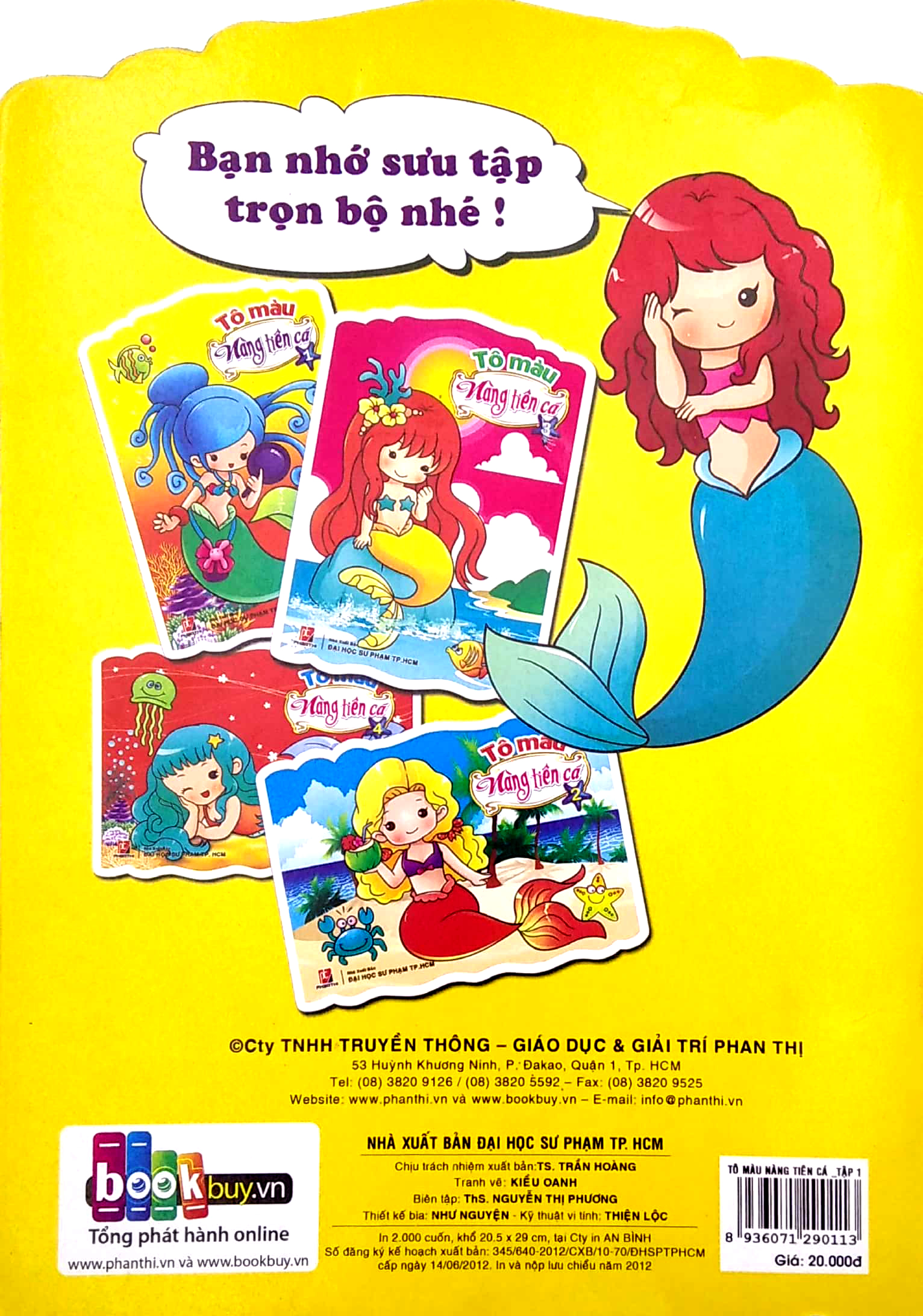 bộ tô màu nàng tiên cá - tập 1 - Ảnh 6