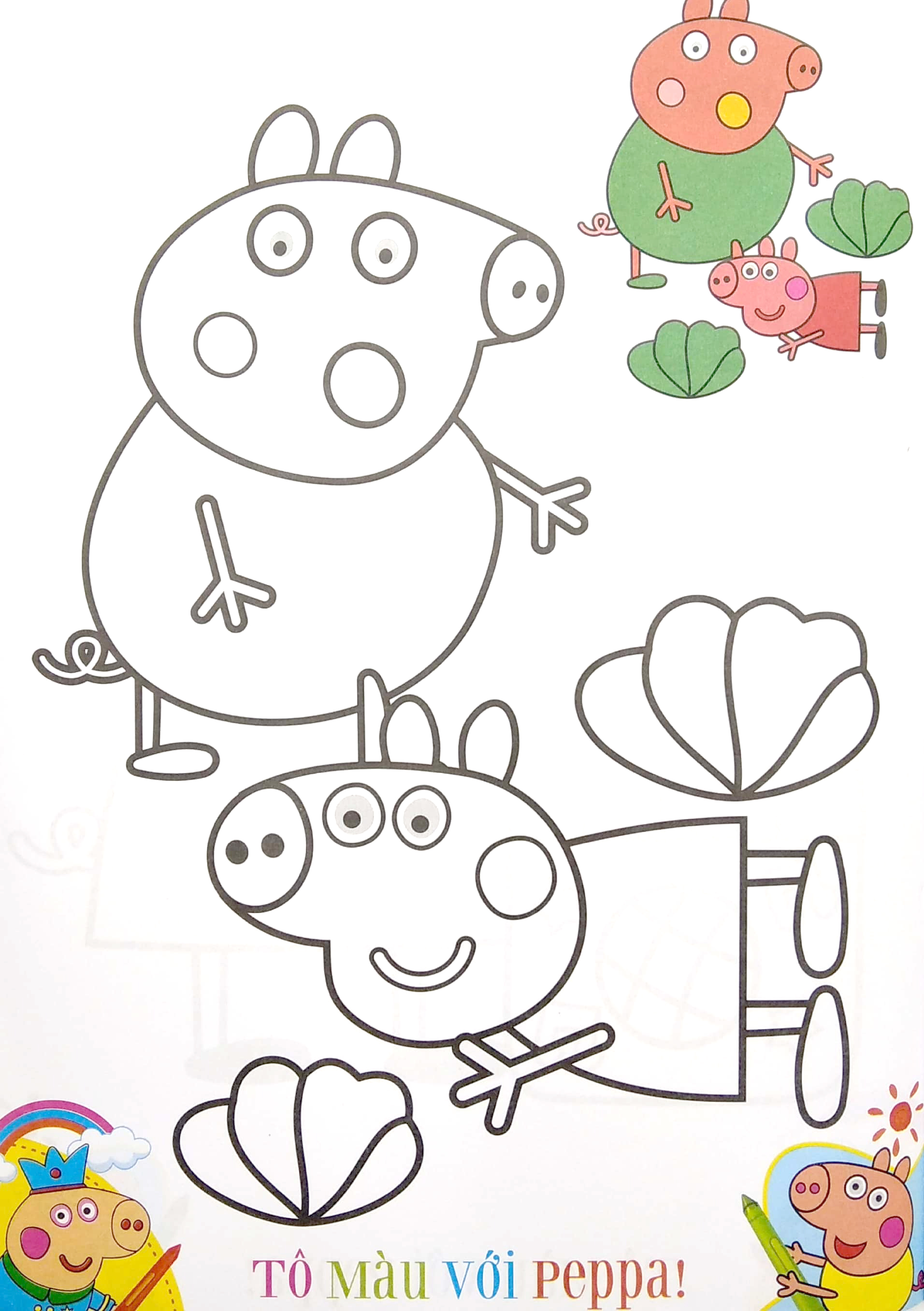 Bộ Tô Màu Peppa Pig - Tập 2 (Tái Bản 2024) - Ảnh 3