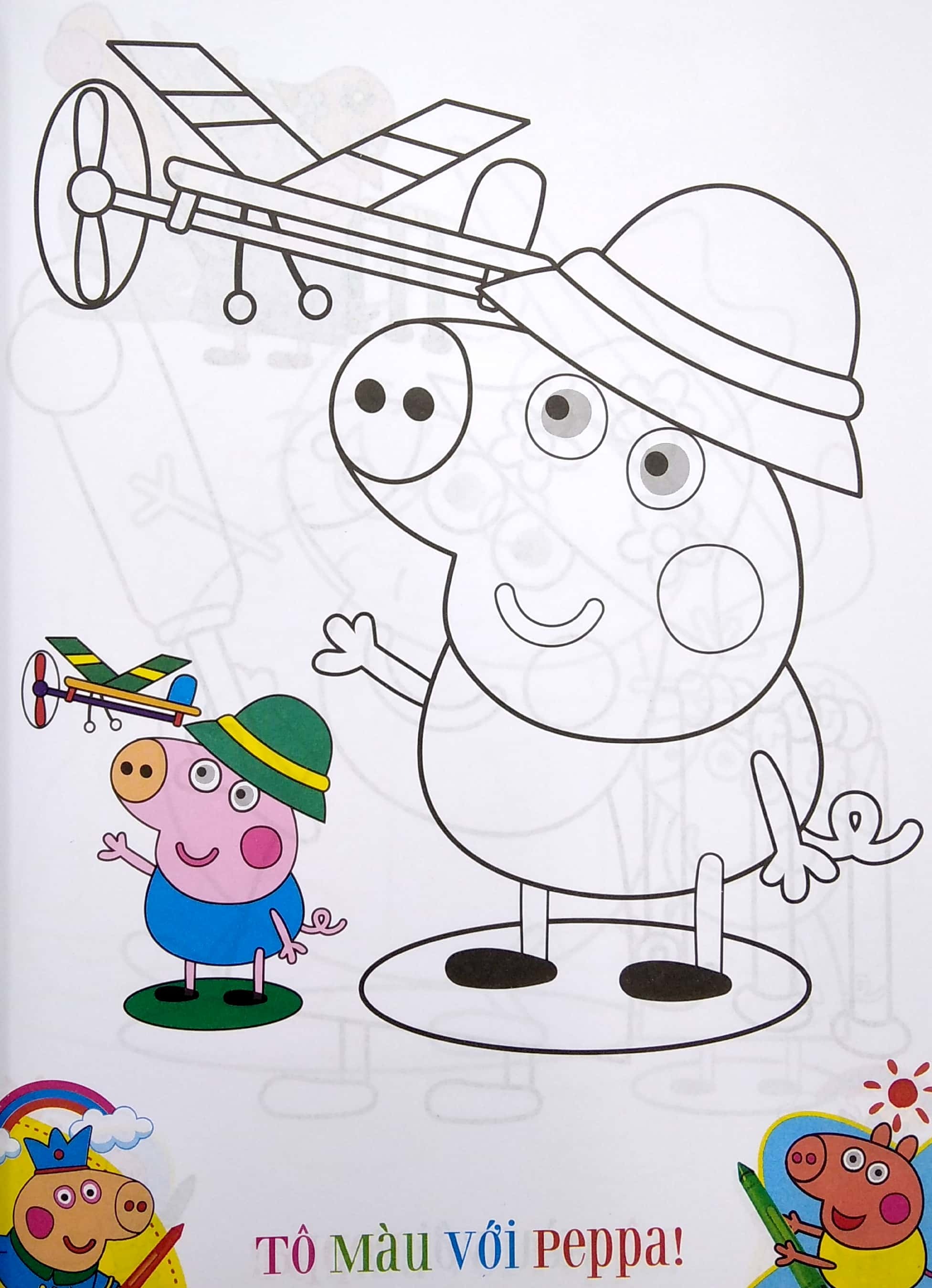 Bộ Tô Màu Peppa Pig - Tập 3 (Tái Bản 2024) - Ảnh 2
