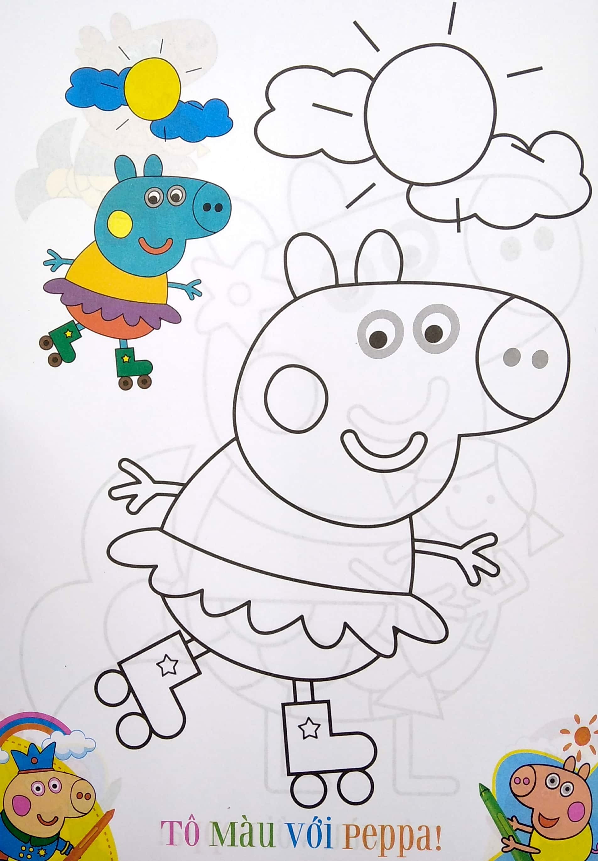 Bộ Tô Màu Peppa Pig - Tập 4 (Tái Bản 2024) - Ảnh 3