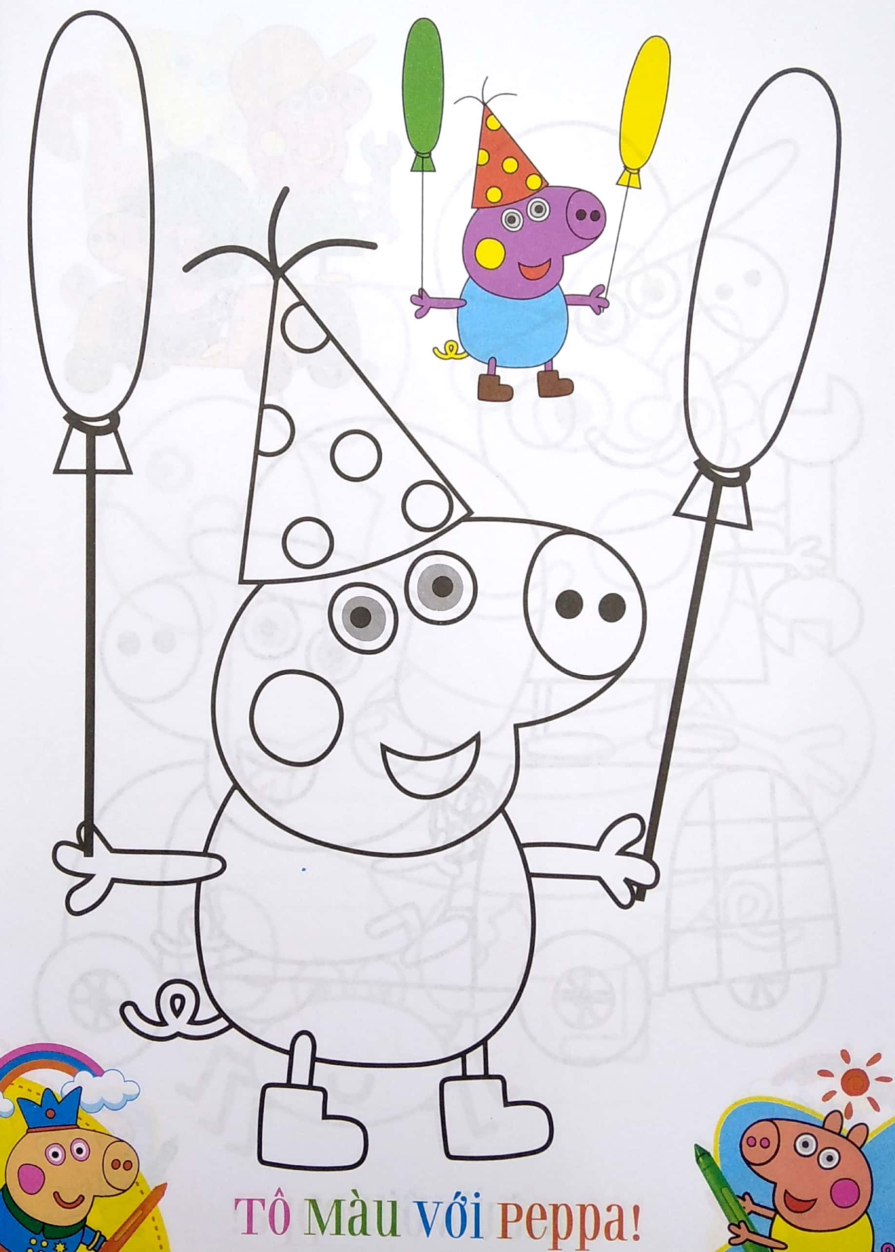 Bộ Tô Màu Peppa Pig - Tập 4 (Tái Bản 2024) - Ảnh 4