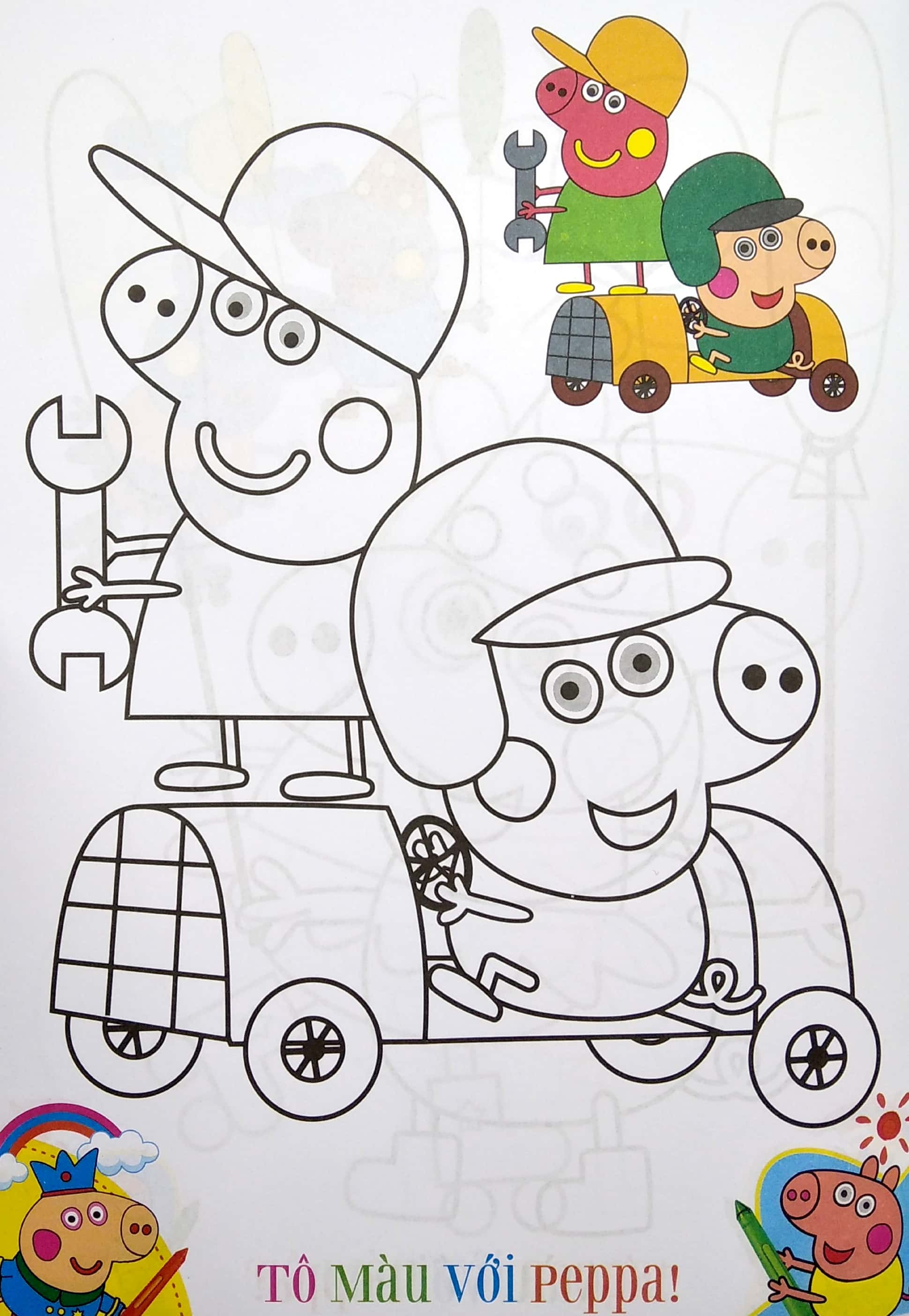 Bộ Tô Màu Peppa Pig - Tập 4 (Tái Bản 2024) - Ảnh 5