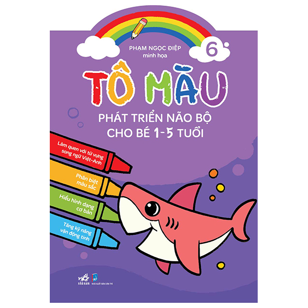 Bộ
						
										
										Tô Màu Phát Triển Não Bộ Cho Bé 1-5 Tuổi - Tập 15 - Đại Dương Diệu Kỳ - Ảnh 19