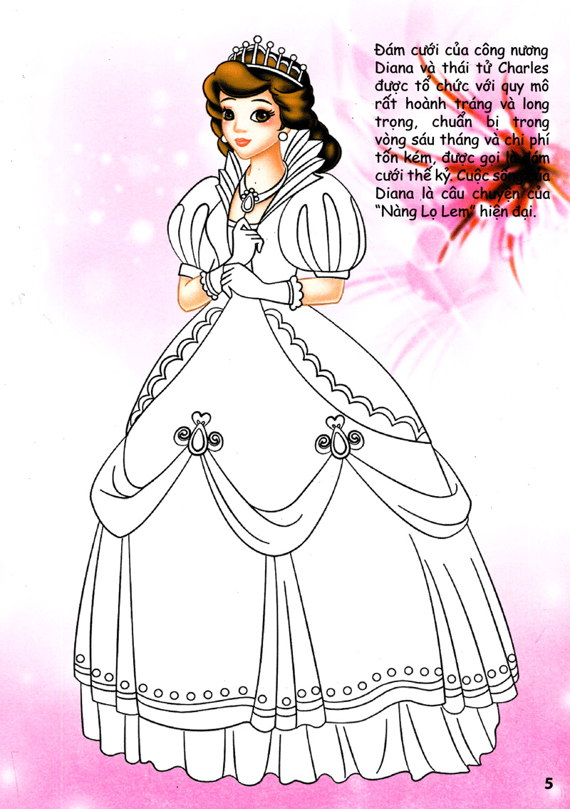 bộ tô màu phát triển trí tuệ - thế giới công chúa - tập 6 - Ảnh 5
