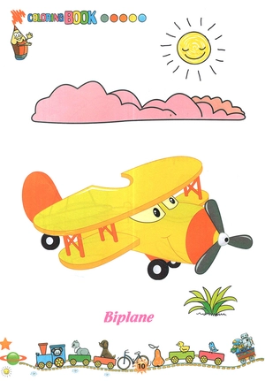 bộ tô màu phương tiện giao thông 2: trên bầu trời - Ảnh 10