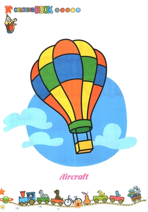 bộ tô màu phương tiện giao thông 2: trên bầu trời - Ảnh 2