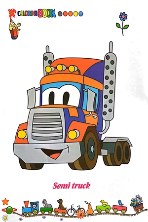 bộ tô màu phương tiện giao thông 4: trên công trường (tái bản 2021) - Ảnh 3