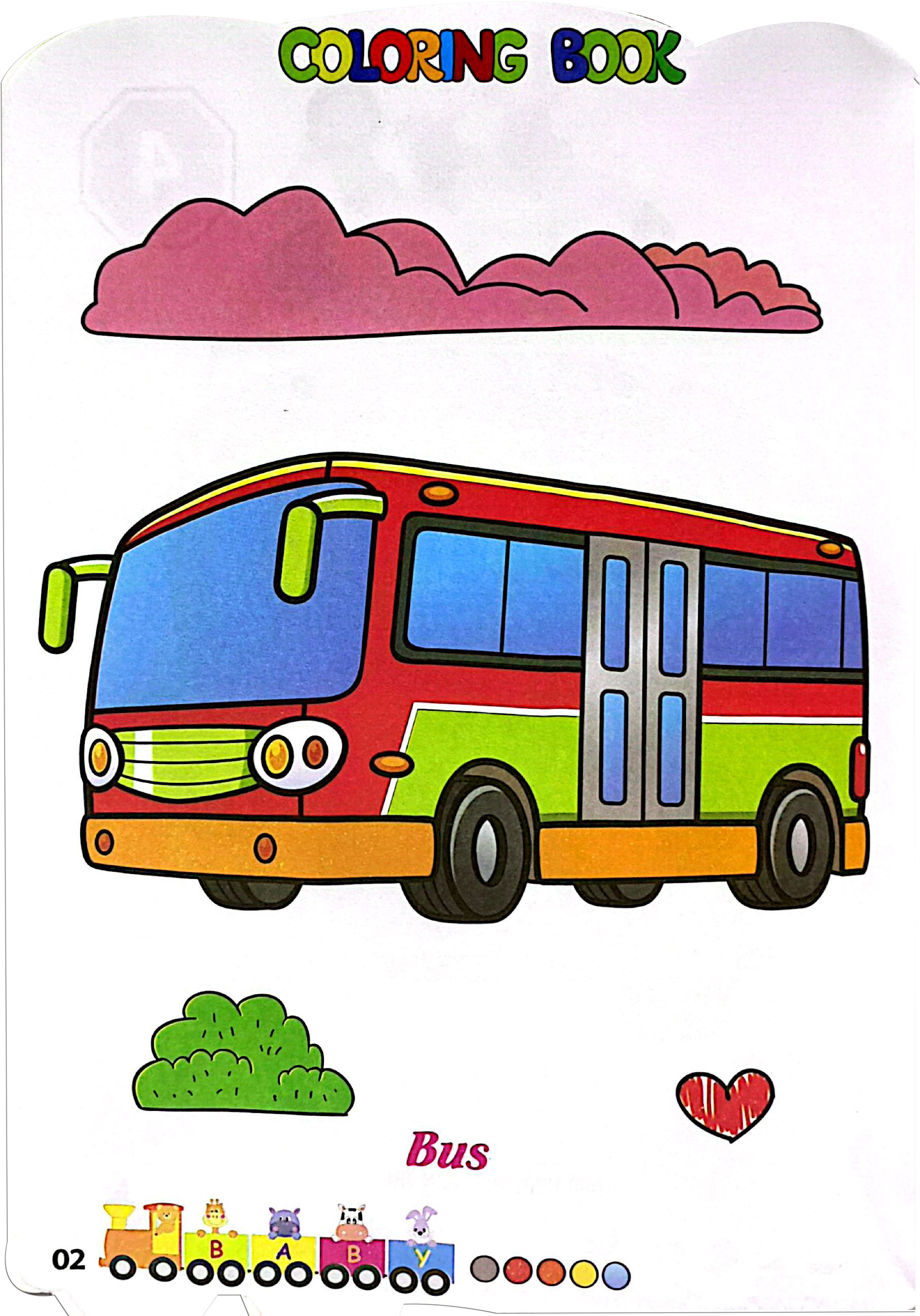 bộ tô màu phương tiện giao thông - song ngữ anh việt - tập 4 (dành cho bé từ 2-6 tuổi) - Ảnh 3