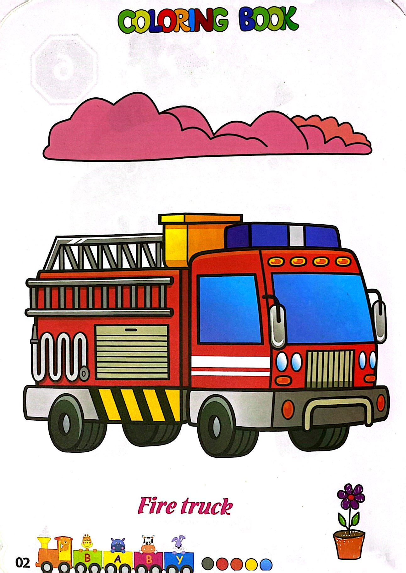 bộ tô màu phương tiện giao thông song ngữ anh việt - tập 6 (dành cho bé từ 2-6 tuổi) - Ảnh 3