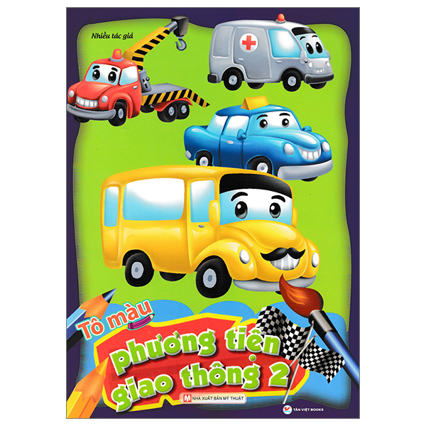 bộ tô màu phương tiện giao thông - tập 2