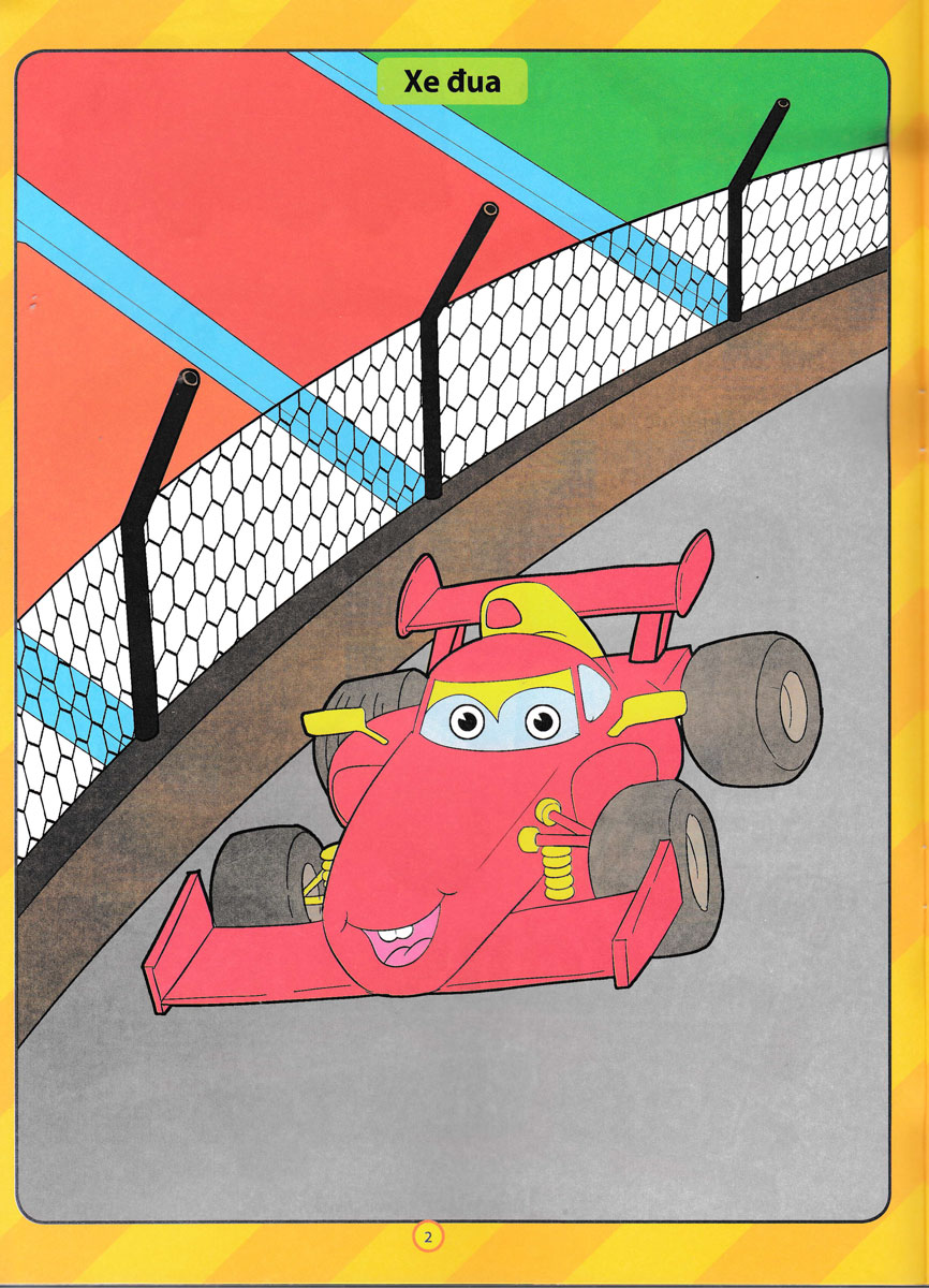 bộ tô màu phương tiện giao thông - tập 2 - Ảnh 3