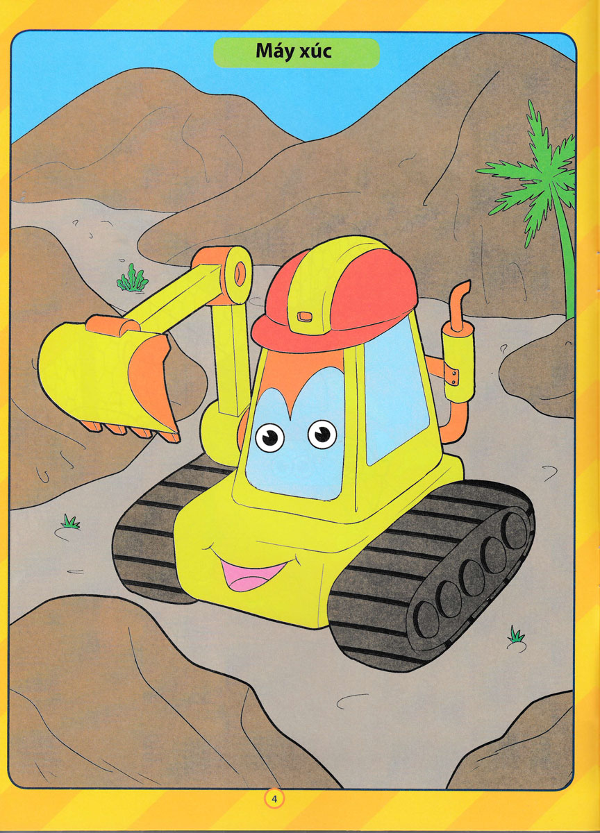 bộ tô màu phương tiện giao thông - tập 2 - Ảnh 5