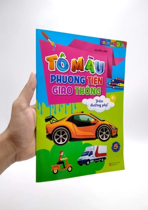 bộ tô màu phương tiện giao thông - tập 5: trên đường phố (tái bản 2021) - Ảnh 7