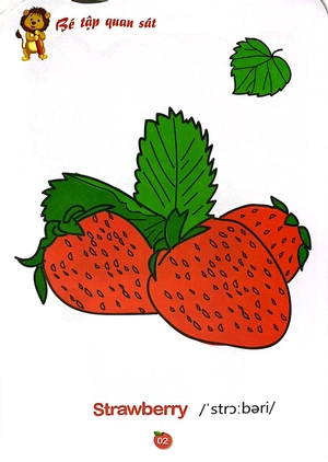 bộ tô màu rau - củ - quả song ngữ anh - việt - tập 2 - Ảnh 2