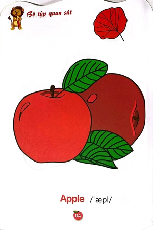 bộ tô màu rau - củ - quả song ngữ anh - việt - tập 2 - Ảnh 4