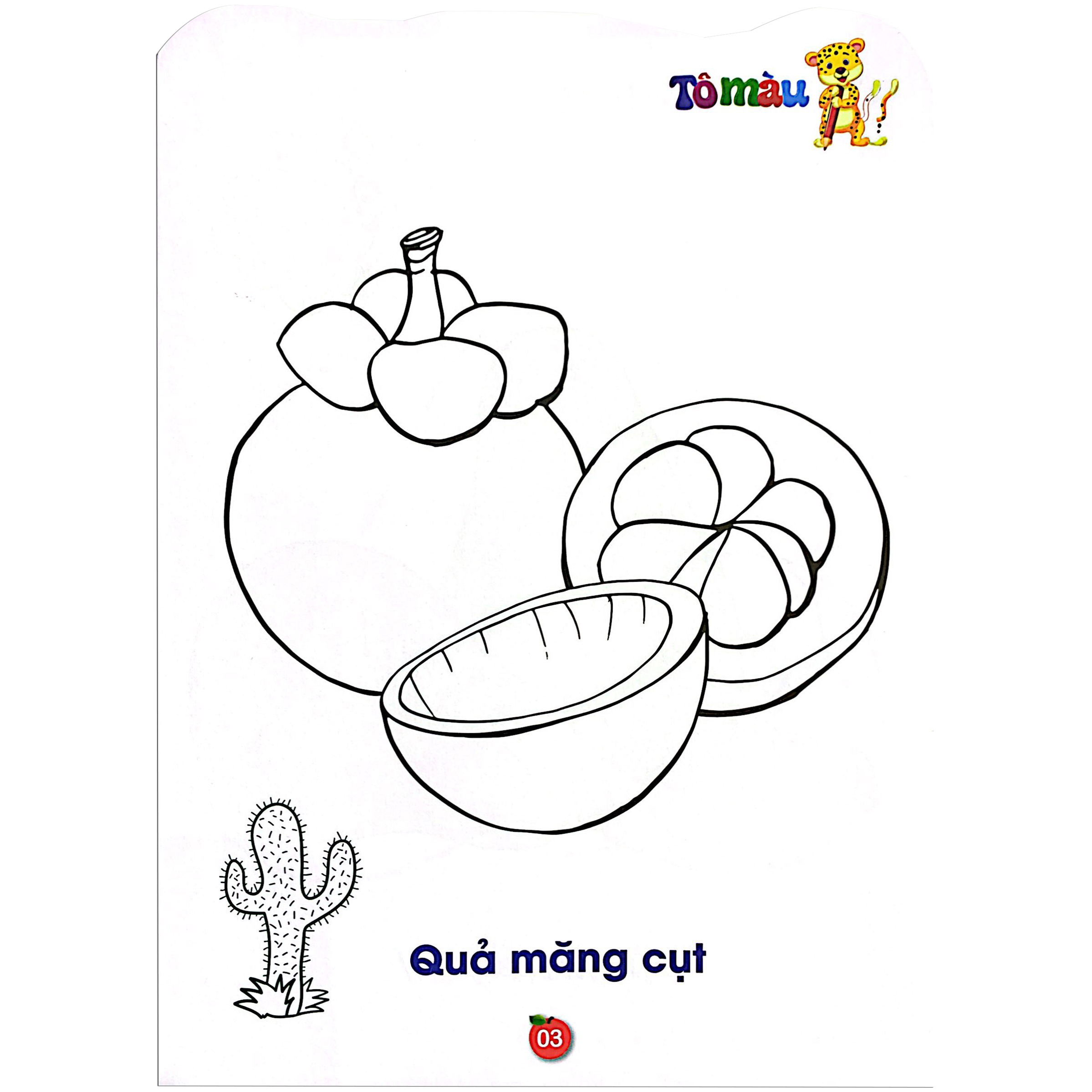 bộ tô màu rau - củ - quả - tập 5 (song ngữ anh - việt) - Ảnh 4