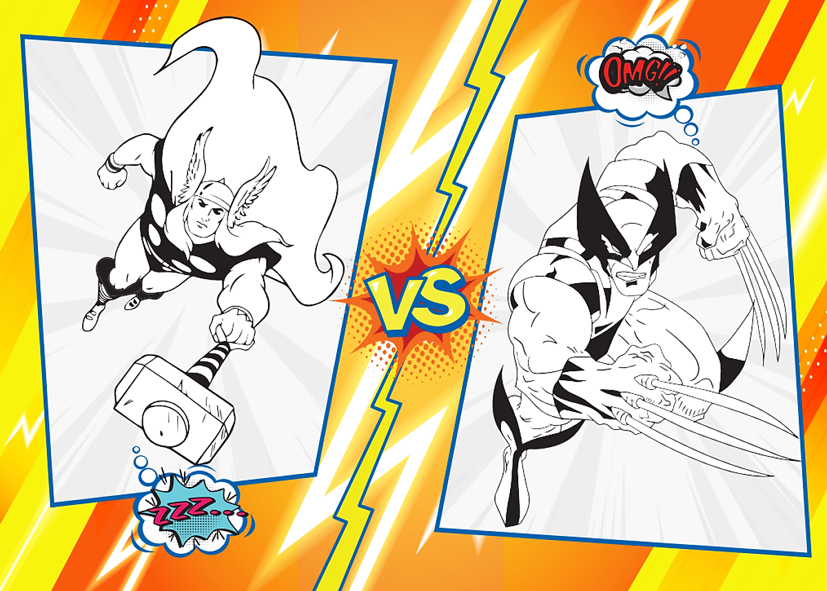 bộ tô màu rèn luyện iq eq cq - super heroes siêu anh hùng - tập 2 - tặng kèm sticker - Ảnh 5