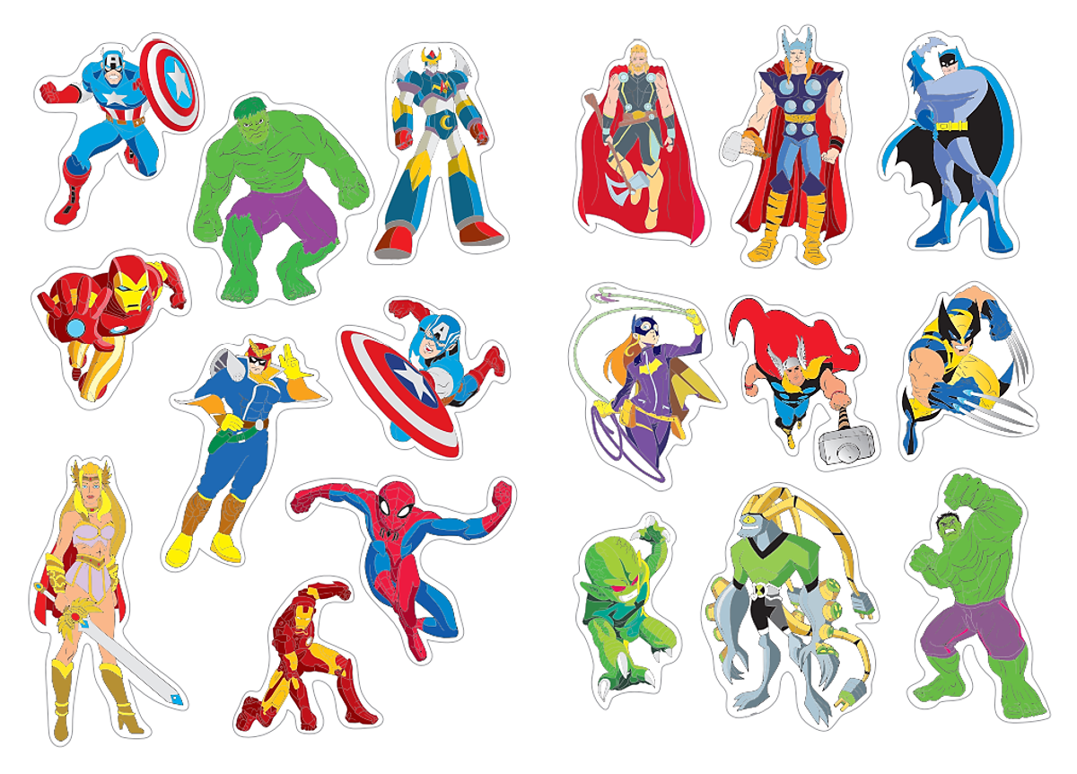 bộ tô màu rèn luyện iq eq cq - super heroes siêu anh hùng - tập 2 - tặng kèm sticker - Ảnh 6