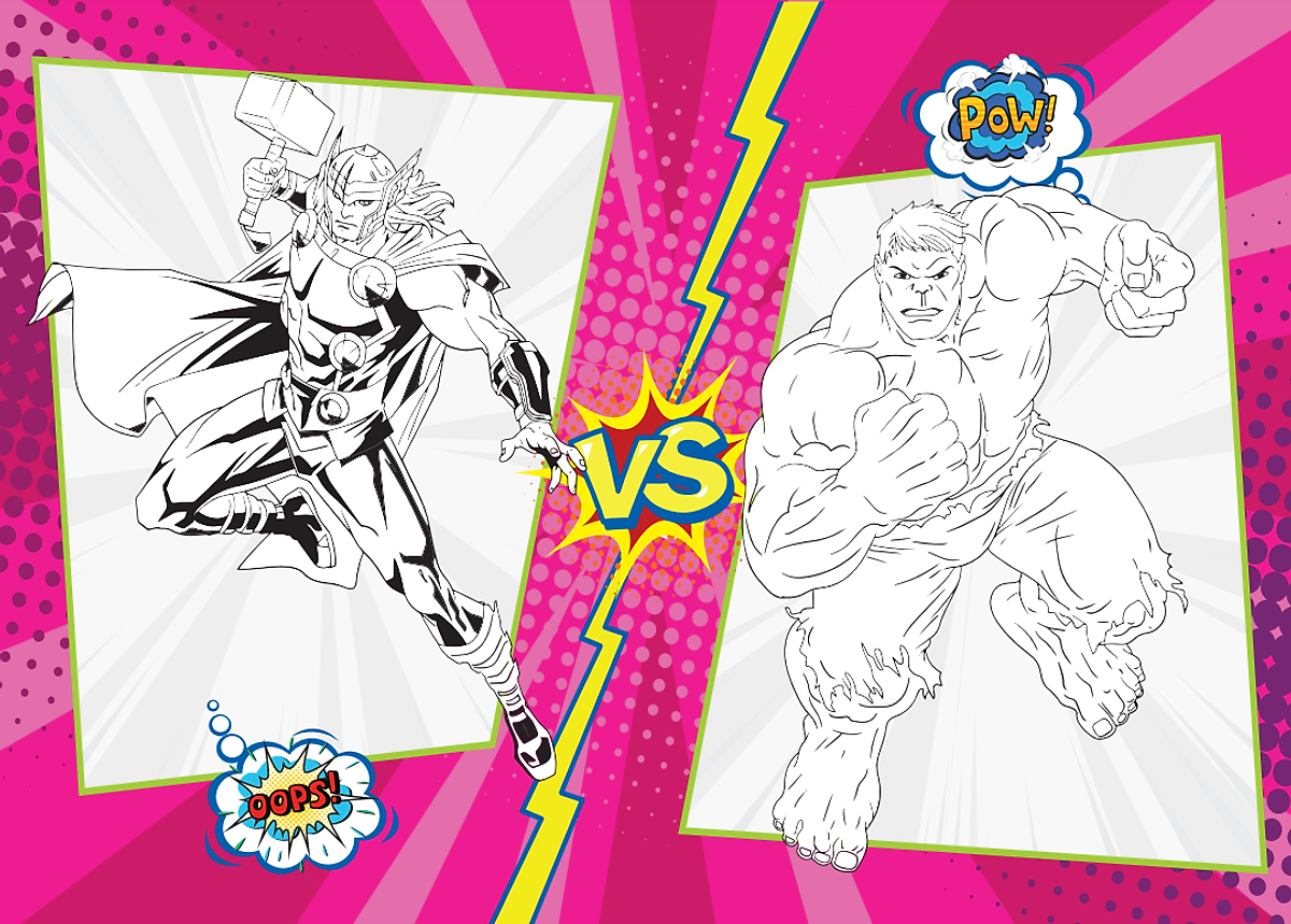 bộ tô màu rèn luyện iq eq cq - super heroes siêu anh hùng - tập 3 - tặng kèm sticker - Ảnh 5