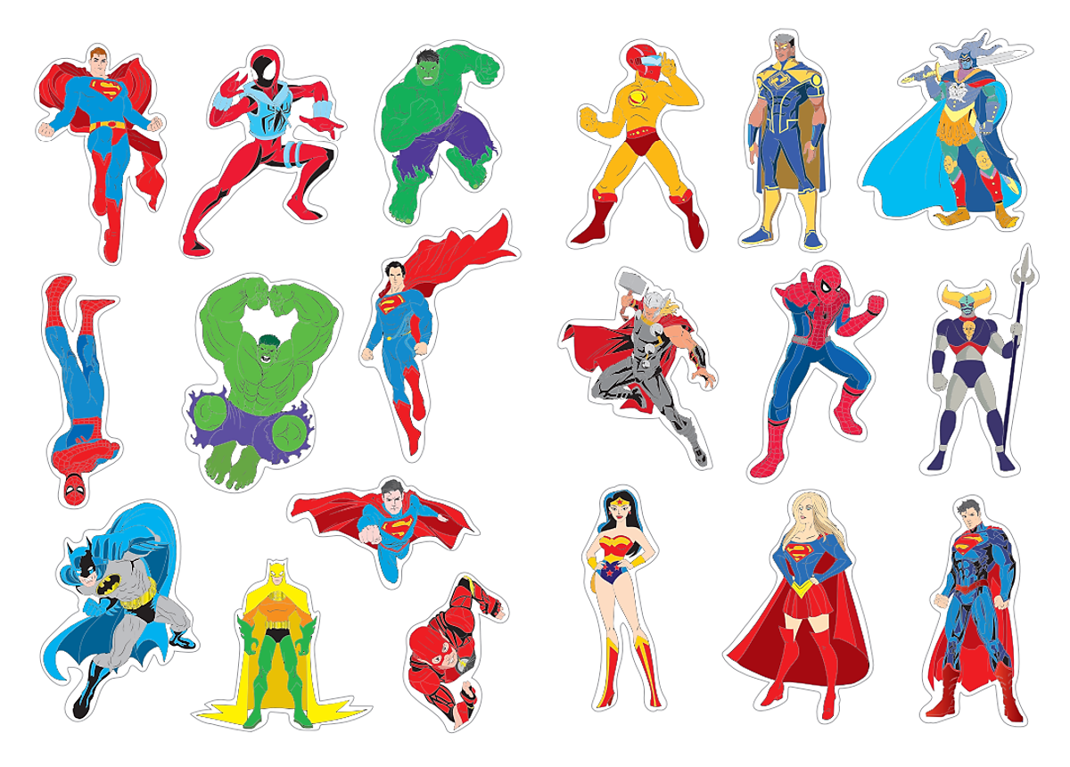 bộ tô màu rèn luyện iq eq cq - super heroes siêu anh hùng - tập 3 - tặng kèm sticker - Ảnh 6
