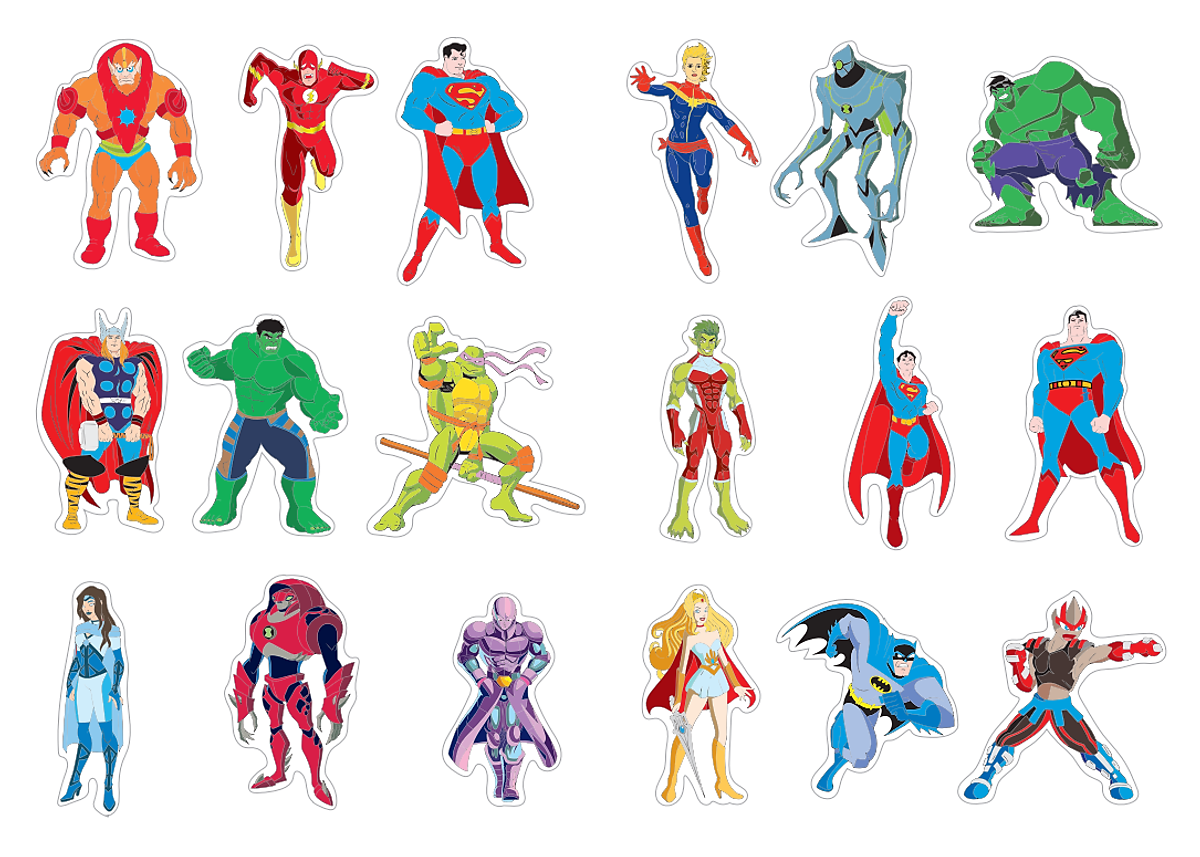 bộ tô màu rèn luyện iq eq cq - super heroes siêu anh hùng - tập 4 - tặng kèm sticker - Ảnh 5