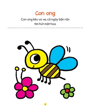 bộ tô màu sáng tạo - phát triển trí não - cấp độ 1 - Ảnh 5